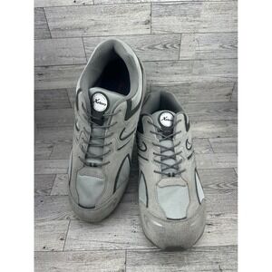 Xelero X35308 Mens Gray Leather Comfort Walking Shoes Size 14 4E